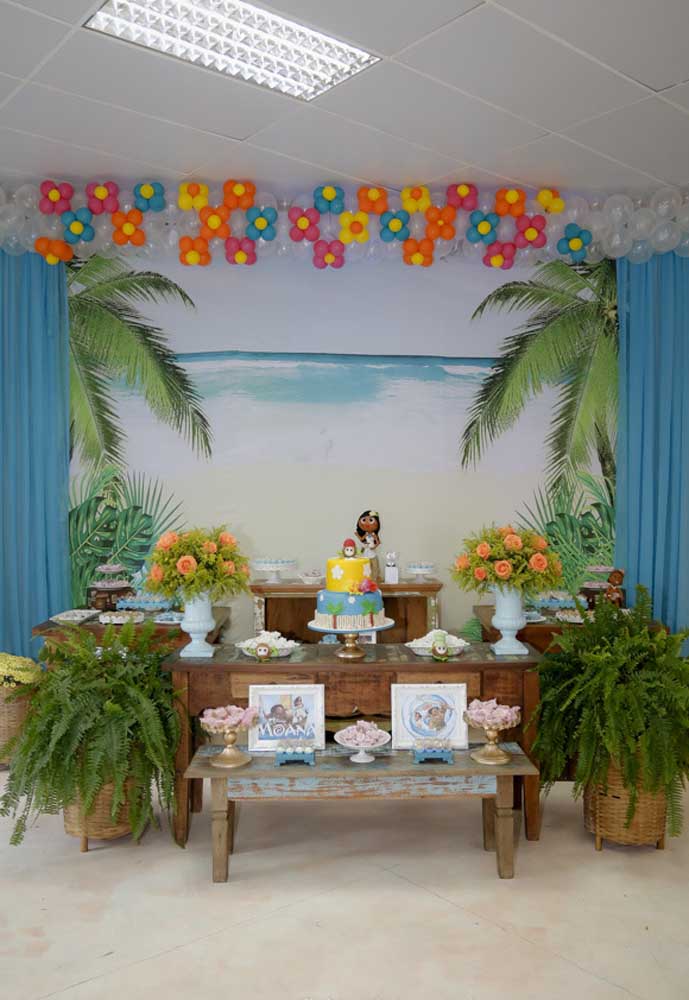 Festeje Moana com 65 ideias criativas de decoração