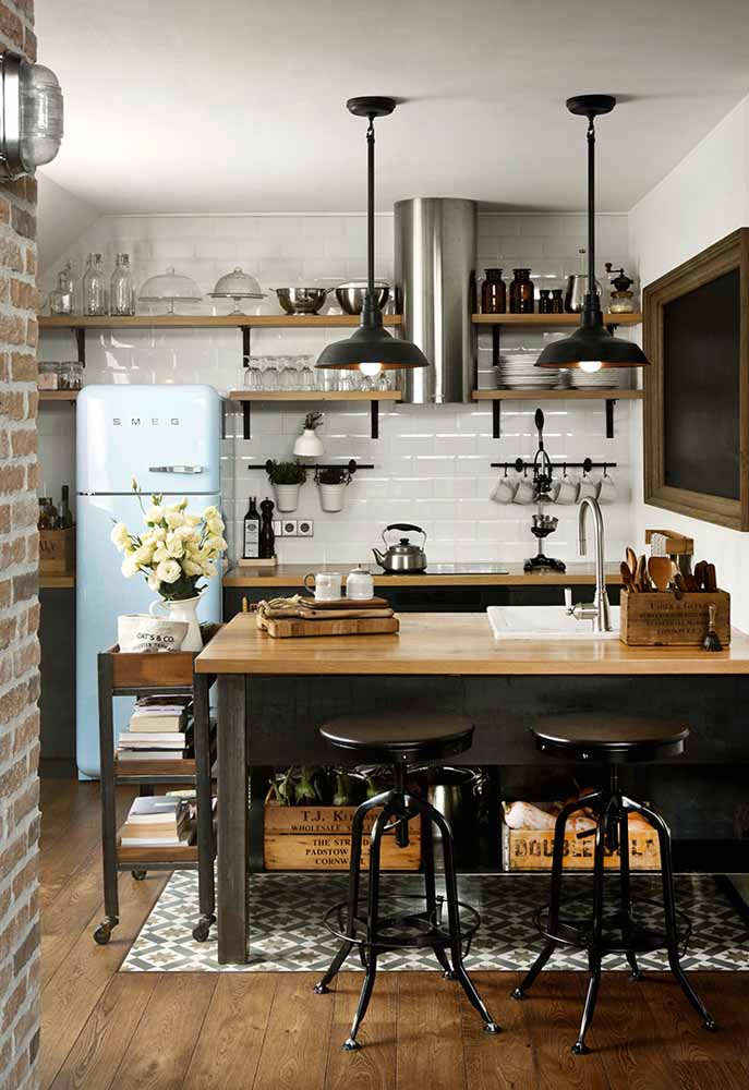 Fotos Inspiradoras de 60 Modelos de Decoração para Cozinhas Pequenas e Grandes