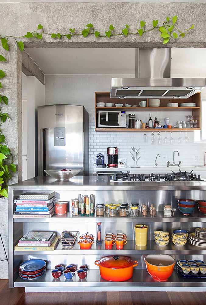 Fotos Inspiradoras de 60 Modelos de Decoração para Cozinhas Pequenas e Grandes