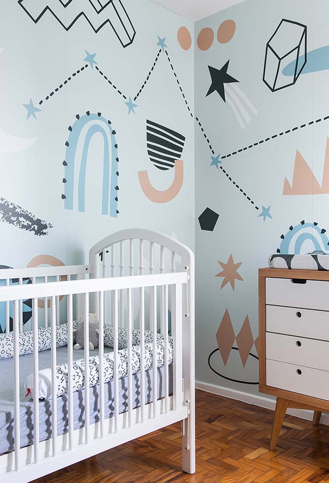 Inspire-se com 55 ideias para quarto de bebê em espaços pequenos