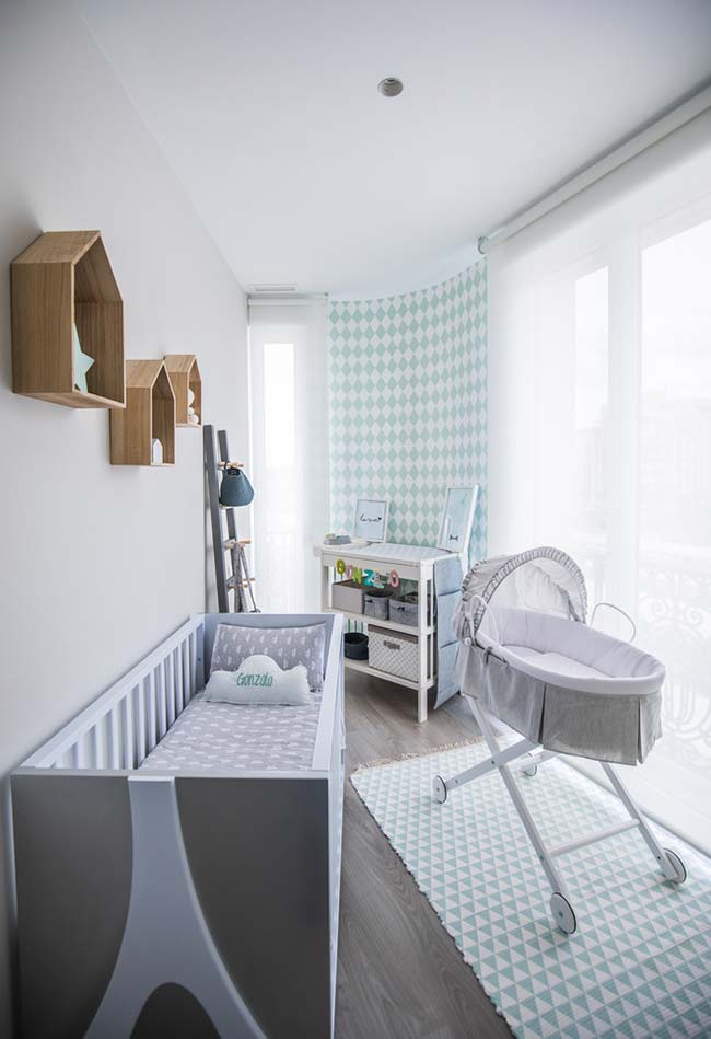 Inspire-se com 55 ideias para quarto de bebê em espaços pequenos