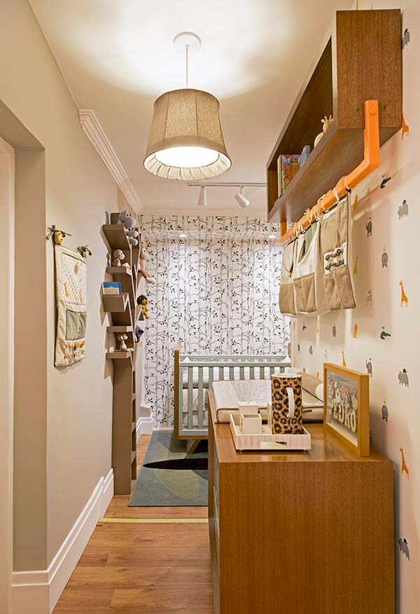 Inspire-se com 55 ideias para quarto de bebê em espaços pequenos