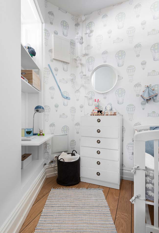 Inspire-se com 55 ideias para quarto de bebê em espaços pequenos