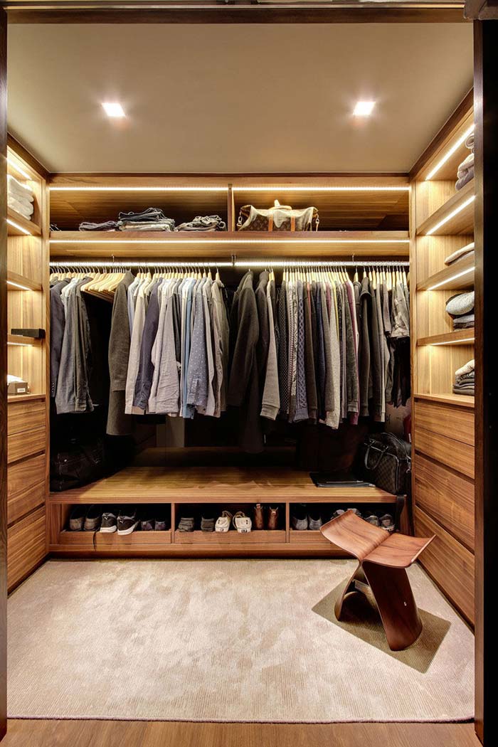 Guarda-roupas incríveis: 85 modelos de closets maravilhosos para se inspirar