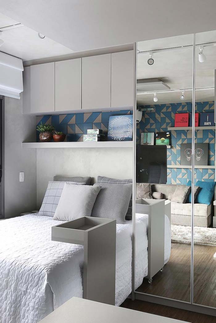 Inspiração irresistível: ideias criativas para otimizar seu quarto pequeno