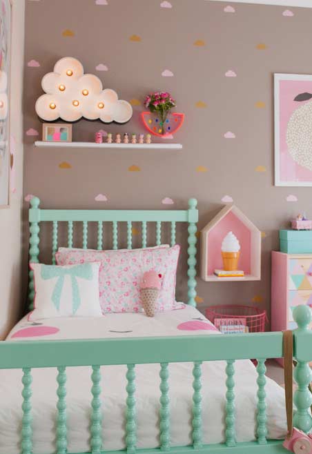 Quarto de menina: Decoração criativa e moderna