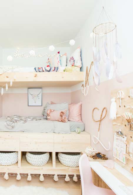 Quarto de menina: Decoração criativa e moderna