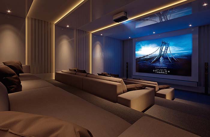 Salas de Cinema Caseiro: Decorações Impressionantes para Se Apaixonar