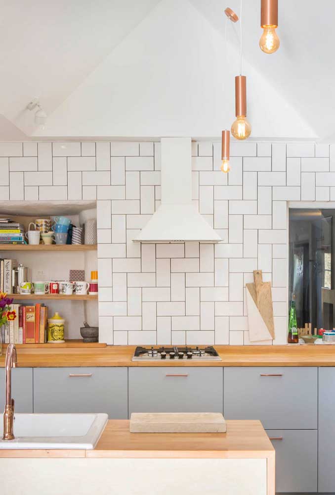 Inspire-se com 60 ideias criativas de azulejos para sua cozinha