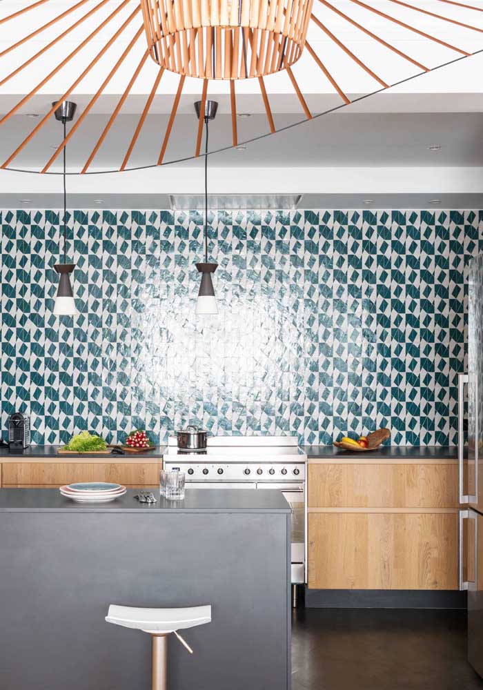 Inspire-se com 60 ideias criativas de azulejos para sua cozinha