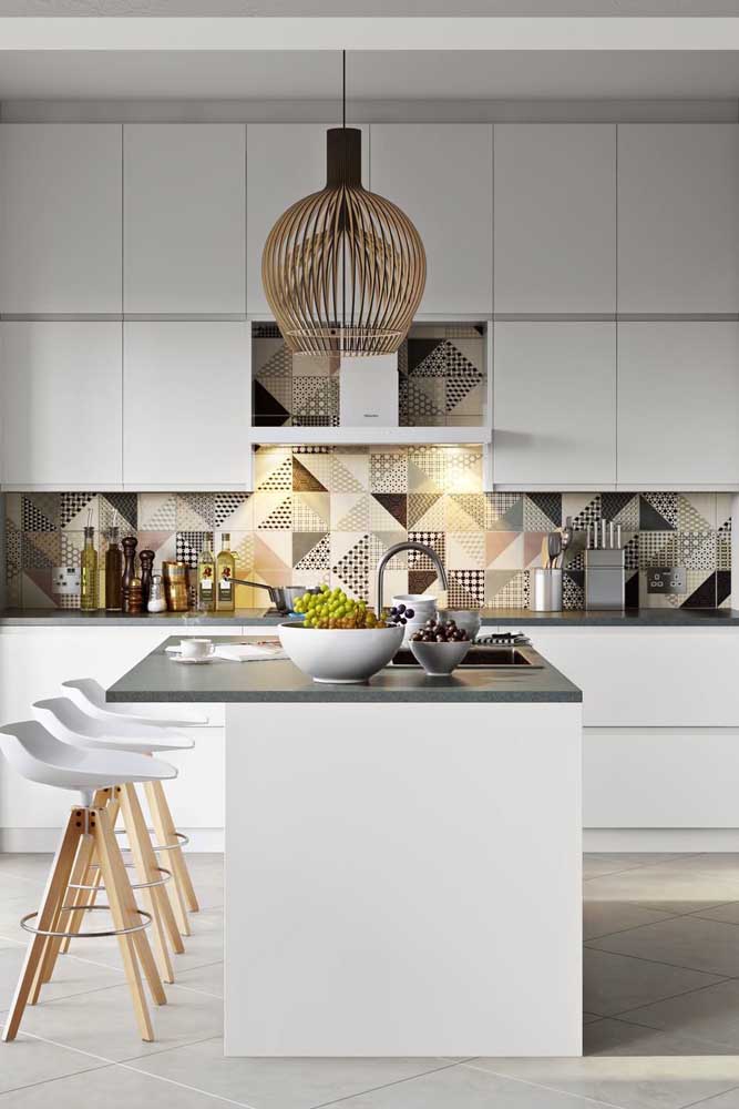 Inspire-se com 60 ideias criativas de azulejos para sua cozinha