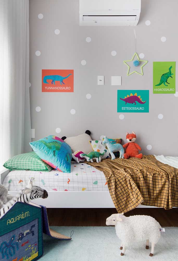 Quarto cinza - 70 idéias para combinar e decorar com tons suaves e toques sofisticados