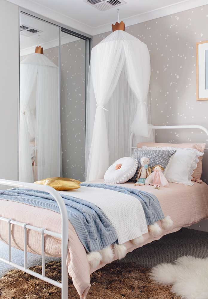 Quarto cinza - 70 idéias para combinar e decorar com tons suaves e toques sofisticados