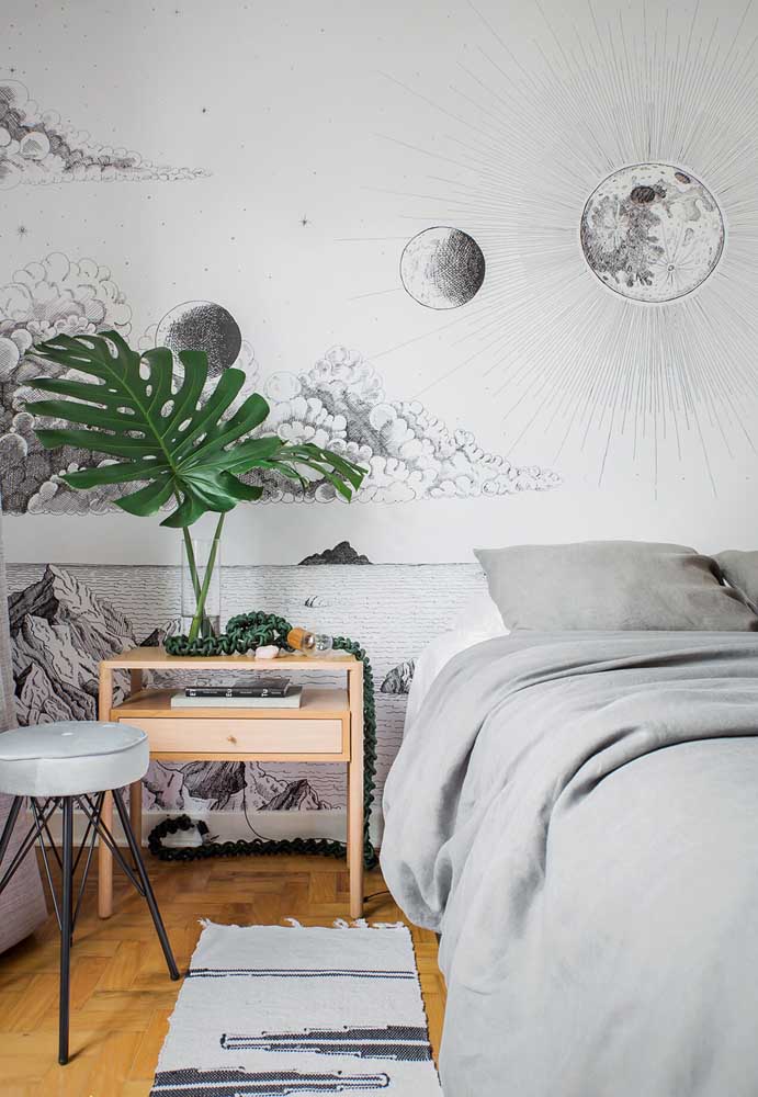 Quarto cinza - 70 idéias para combinar e decorar com tons suaves e toques sofisticados