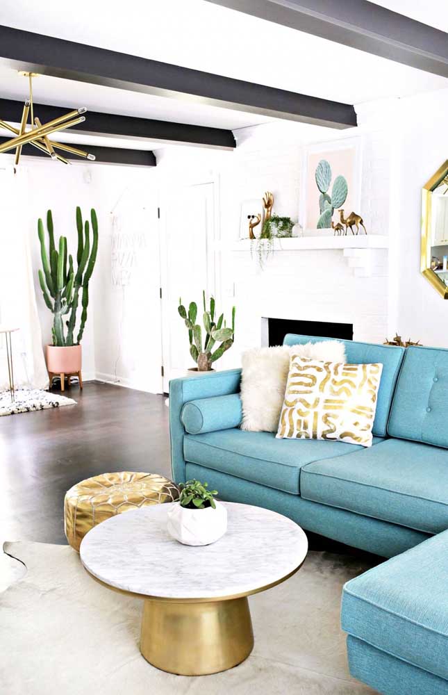 Dicas de decoração com tons de azul: Inspire-se com fotos e ideias para usar essas cores em casa