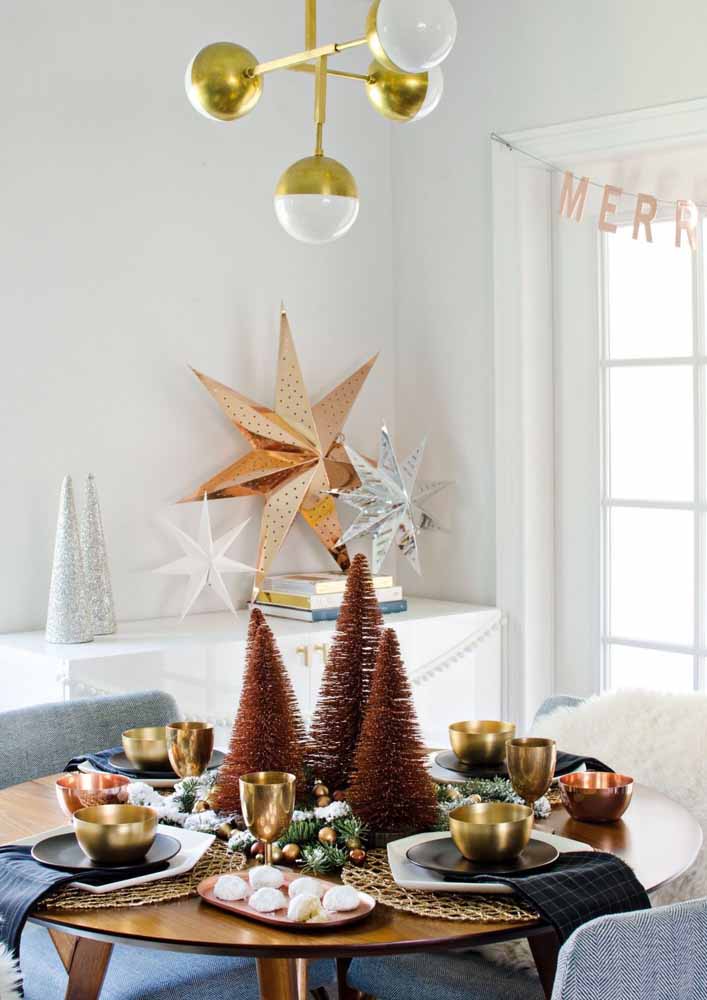 Decorações de Natal incríveis para sua mesa