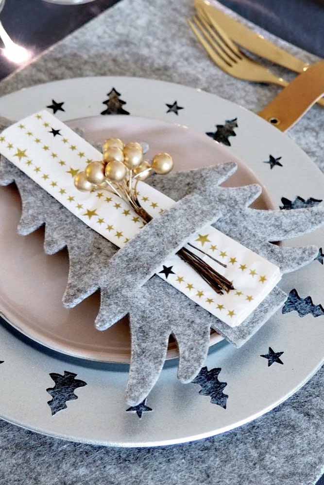 Decorações de Natal incríveis para sua mesa