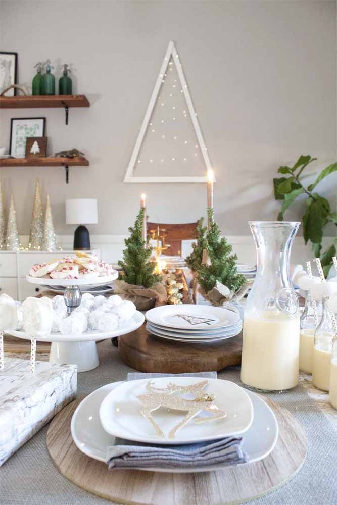 Decorações de Natal incríveis para sua mesa