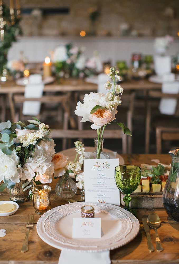 Casamento no campo: decorar com artesanato e toques rústicos