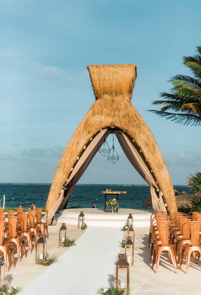 Casamento na areia: ideias e fotos para uma decoração inesquecível