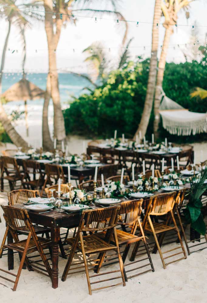 Casamento na areia: ideias e fotos para uma decoração inesquecível