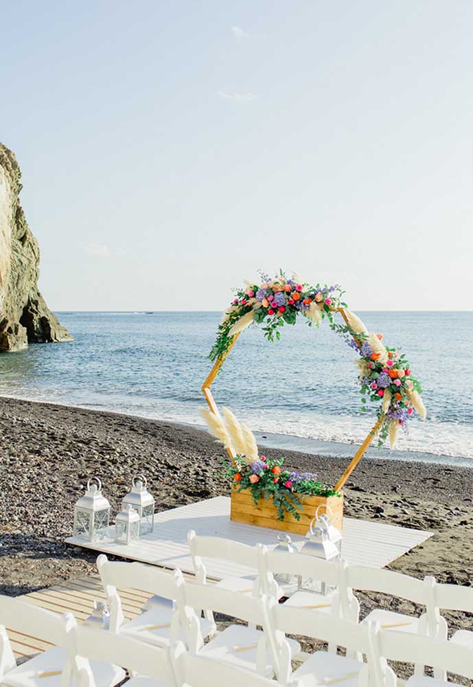 Casamento na areia: ideias e fotos para uma decoração inesquecível