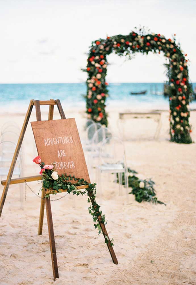 Casamento na areia: ideias e fotos para uma decoração inesquecível