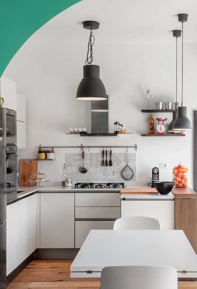 Pequenos espaços, grandes ideias: inspire-se com 65 dicas geniais de decoração para cozinhas compactas