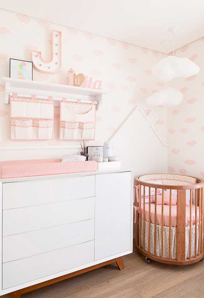 60 fotos inspiradoras para decorar o quarto de bebê menina com estilo