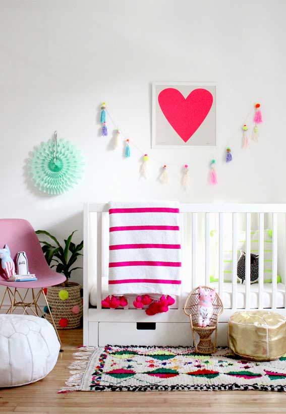 60 fotos inspiradoras para decorar o quarto de bebê menina com estilo