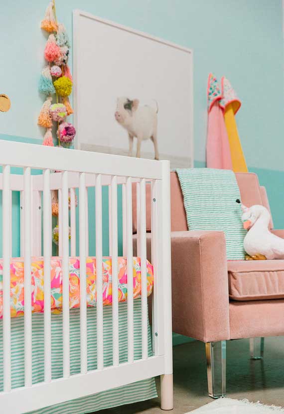 60 fotos inspiradoras para decorar o quarto de bebê menina com estilo