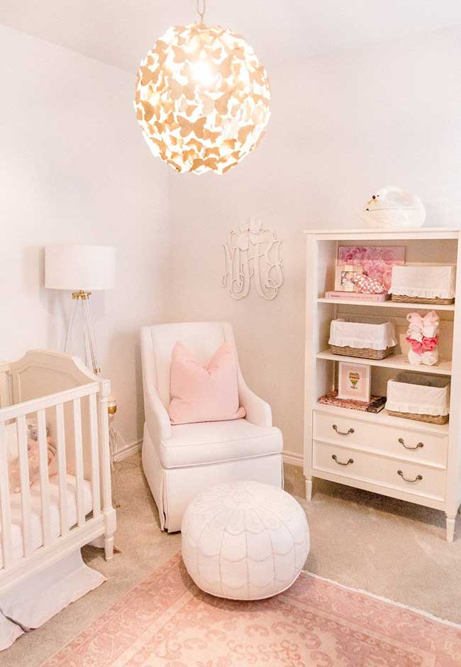 60 fotos inspiradoras para decorar o quarto de bebê menina com estilo