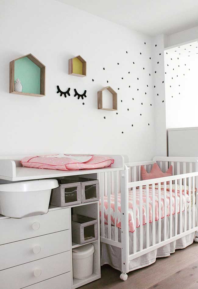 60 fotos inspiradoras para decorar o quarto de bebê menina com estilo