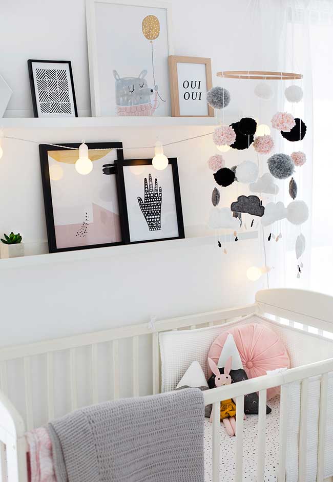 60 fotos inspiradoras para decorar o quarto de bebê menina com estilo