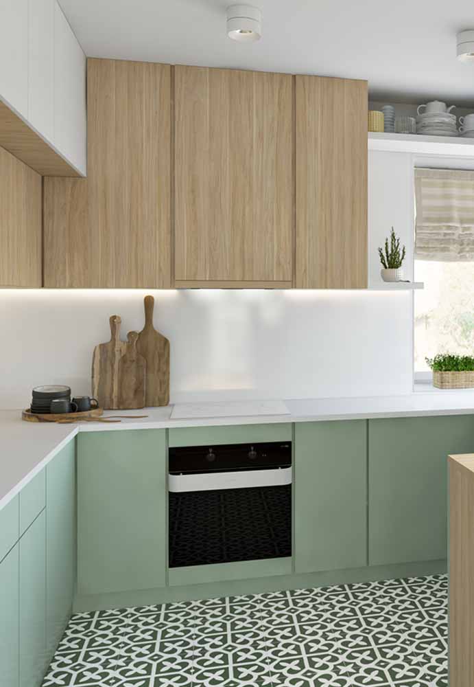 Ideias inspiradoras de decoração para sua cozinha verde