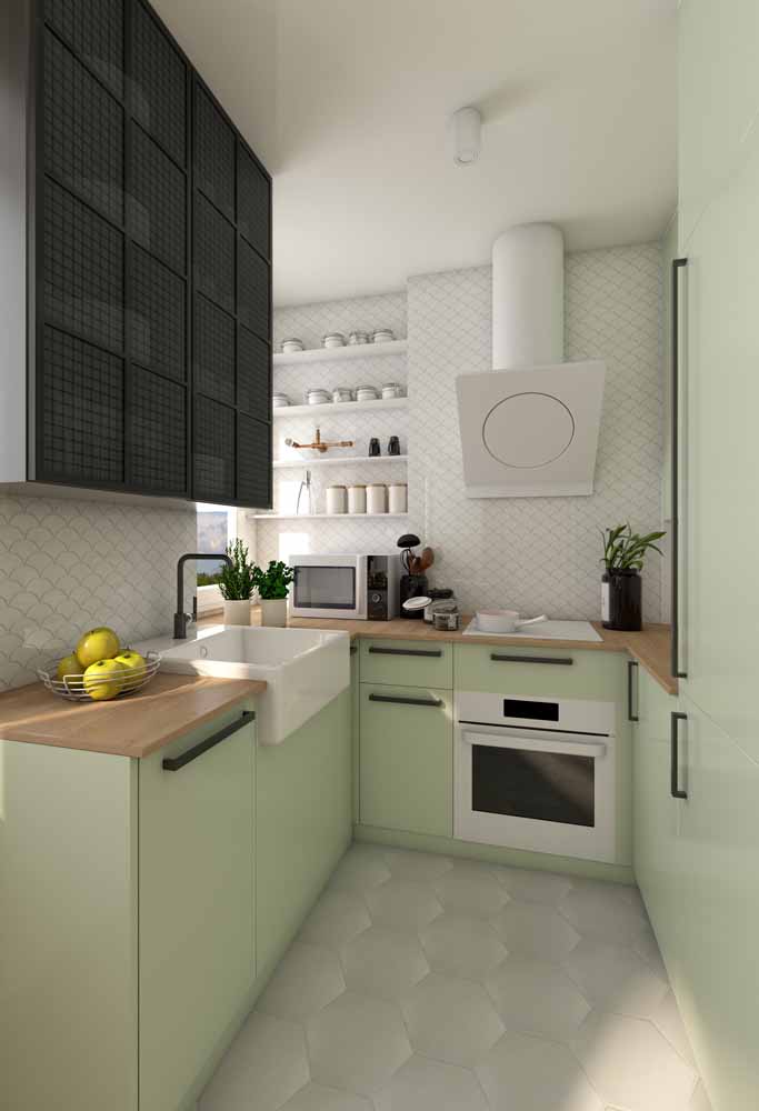 Ideias inspiradoras de decoração para sua cozinha verde