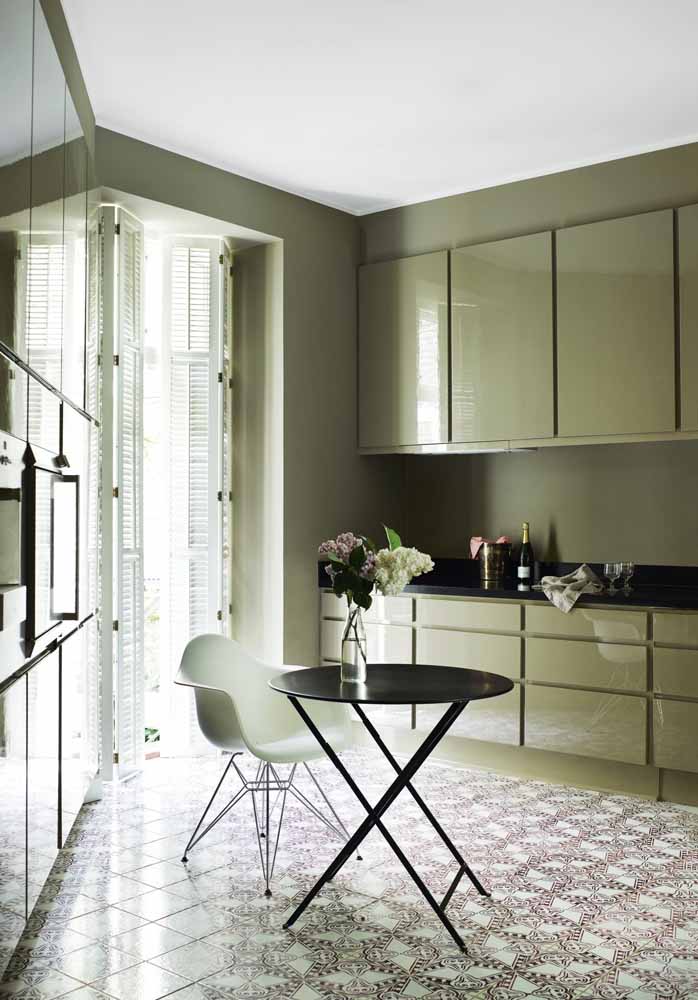 Ideias inspiradoras de decoração para sua cozinha verde