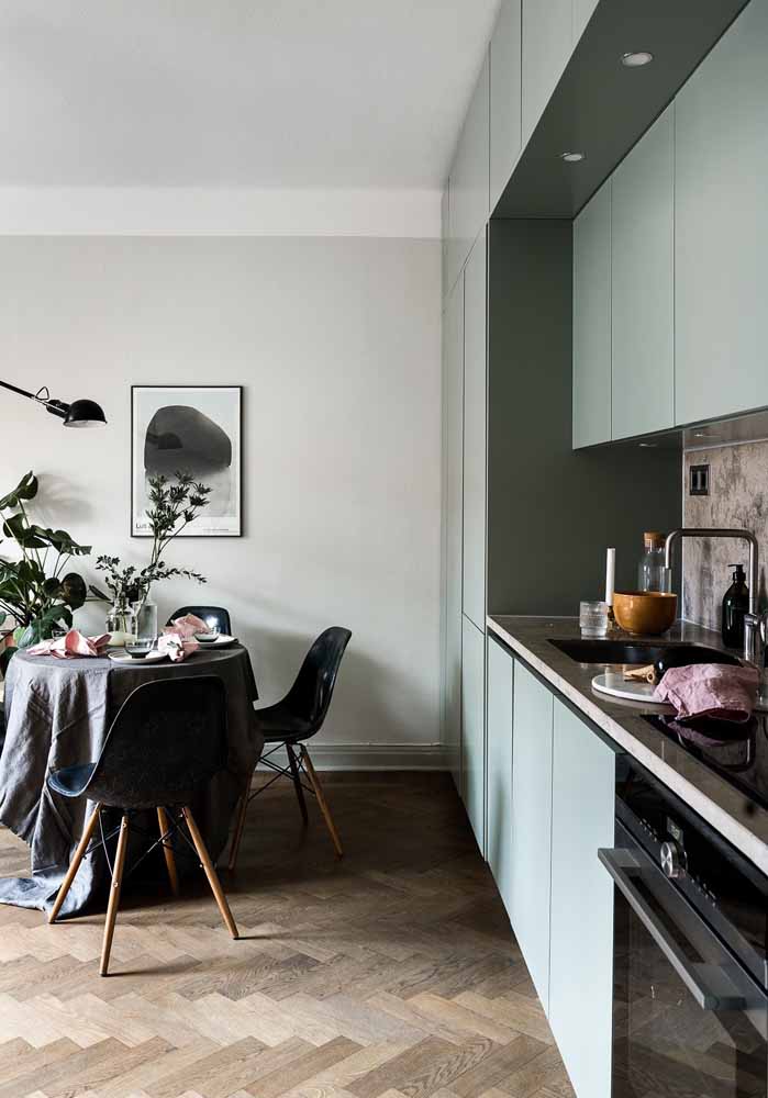 Ideias inspiradoras de decoração para sua cozinha verde