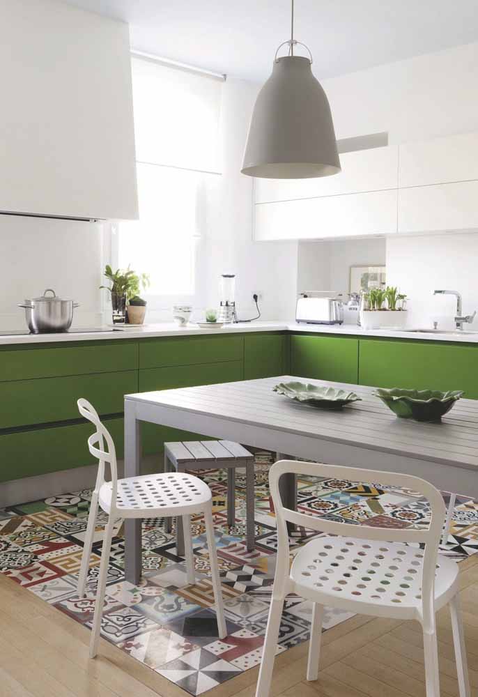 Ideias inspiradoras de decoração para sua cozinha verde