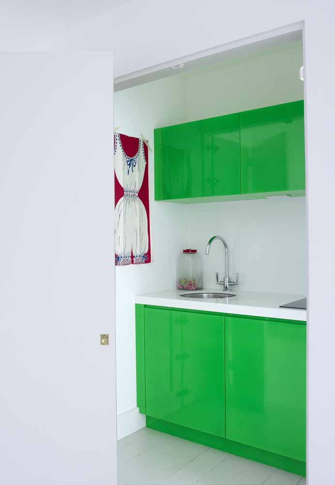 Ideias inspiradoras de decoração para sua cozinha verde