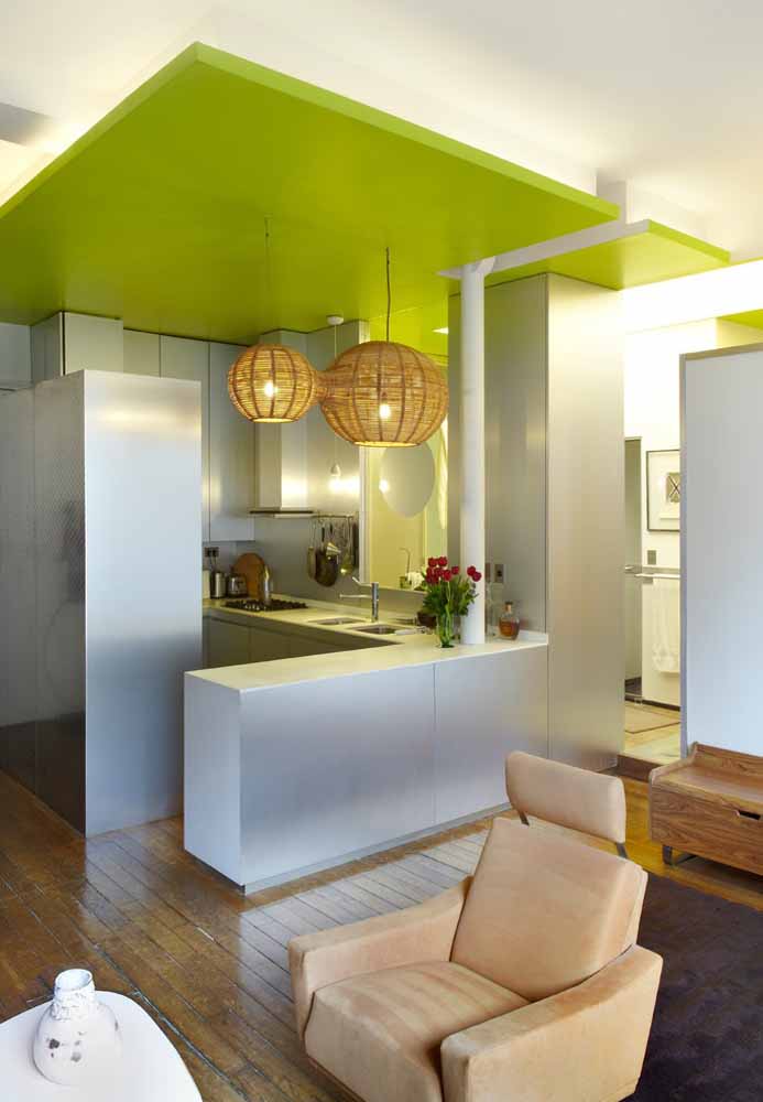 Ideias inspiradoras de decoração para sua cozinha verde