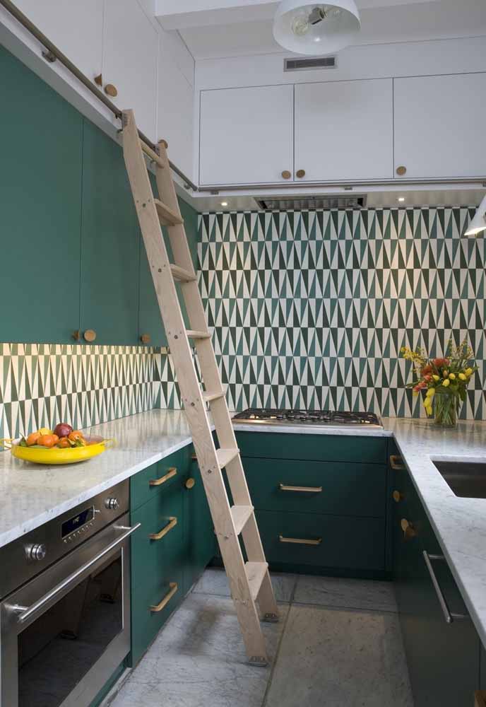 Ideias inspiradoras de decoração para sua cozinha verde