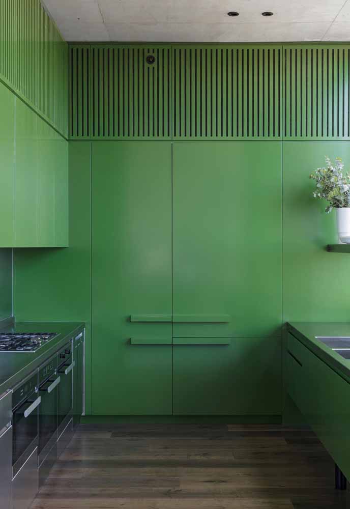 Ideias inspiradoras de decoração para sua cozinha verde