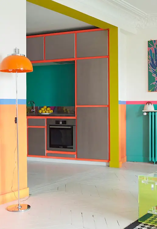 Cores vibrantes para sua cozinha - 65 ideias de decoração criativas para inspirar