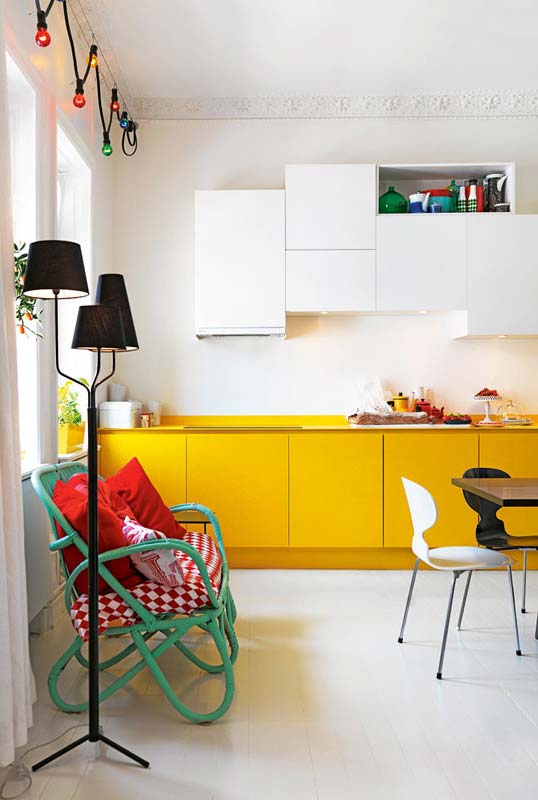 10 ideias para tornar sua cozinha vibrante com amarelo