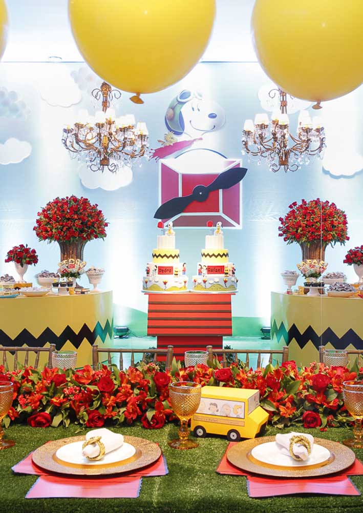 Festa Snoopy incrível: decorações criativas, menu delicioso e dicas para uma festa divertida com o cachorrinho mais fofo